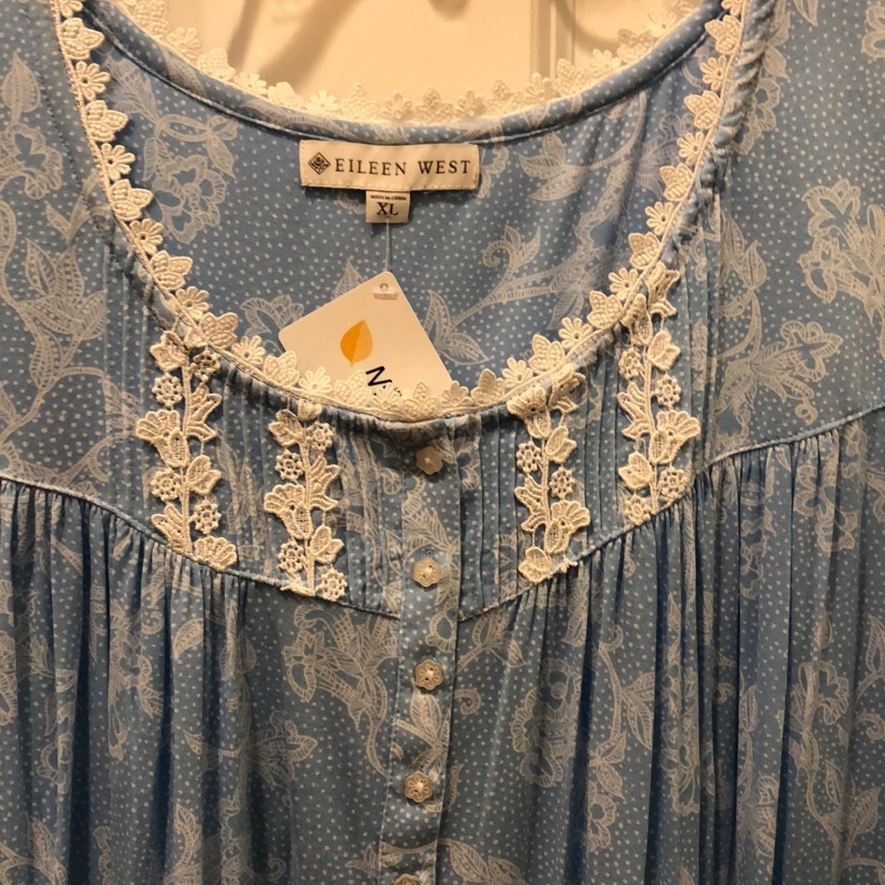 EILEEN WEST NIGHTGOWN Knee Length Modal NWT sz M, L, XL
